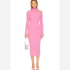 Bardot Ainsley Midi Dress in Candy Pink size medium